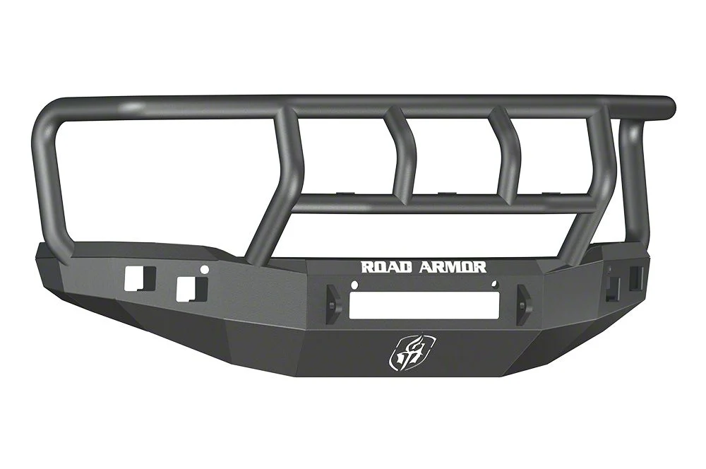 Road Armor Stealth Non-Winch Front Bumper with Titan II Guard; Satin Black (14-15 Sierra 1500)