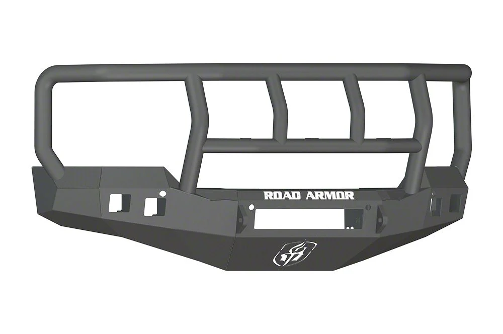 Road Armor Stealth Non-Winch Front Bumper with Titan II Guard; Satin Black (16-18 Silverado 1500)