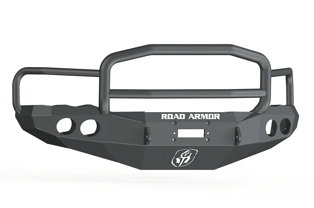 Road Armor Stealth Winch Front Bumper with Lonestar Guard; Satin Black (02-05 RAM 1500)