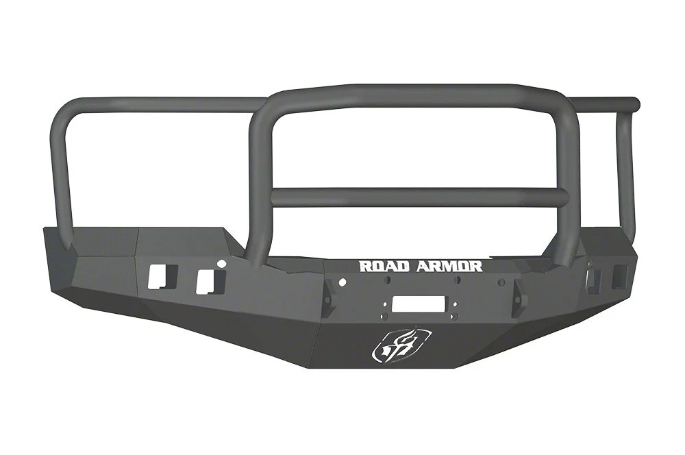 Road Armor Stealth Winch Front Bumper with Lonestar Guard; Satin Black (16-18 Silverado 1500)