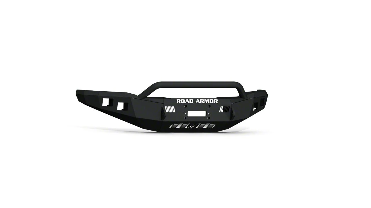 Road Armor Stealth Winch Front Bumper with Pre-Runner Guard; Satin Black (18-20 F-150, Excluding Raptor)