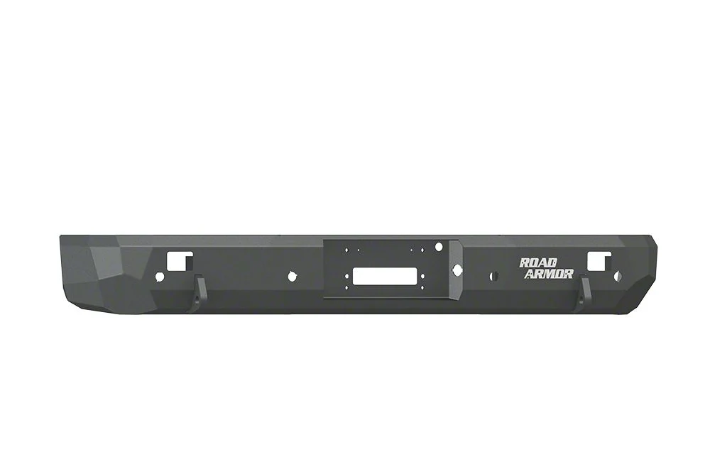 Road Armor Stealth Winch Rear Bumper; Textured Black (09-14 F-150)