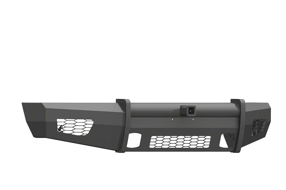Road Armor Vaquero Series Front Bumper with Receiver Hitch; Satin Black (15-17 F-150, Excluding Raptor)