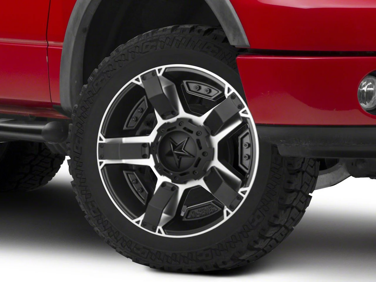 XD Rockstar II Black Machined 6-Lug Wheel; 22x9.5; 35mm Offset (04-08 F-150)
