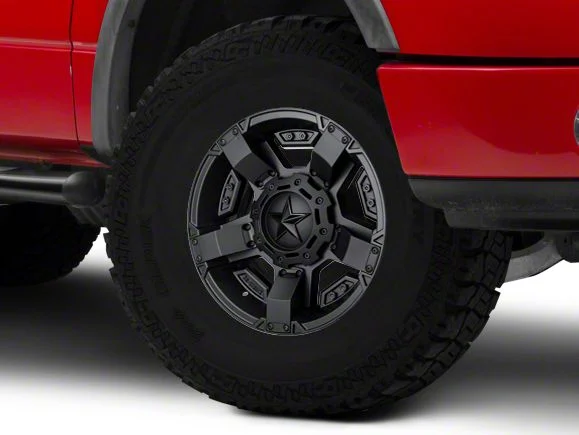 XD Rockstar II Satin Black 6-Lug Wheel; 18x9; 0mm Offset (04-08 F-150)