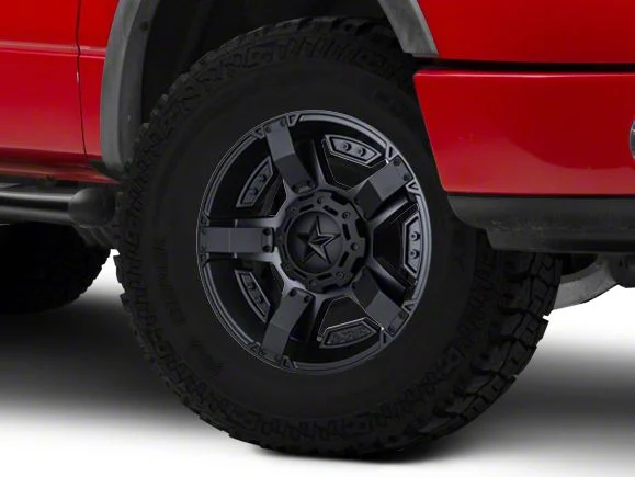 XD Rockstar II Satin Black 6-Lug Wheel; 20x9; 0mm Offset (04-08 F-150)