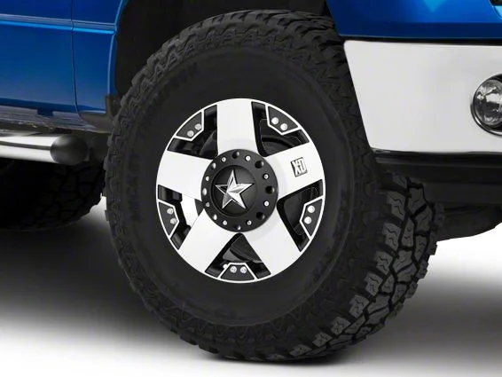 XD Rockstar Black Machined 6-Lug Wheel; 17x8; 35mm Offset (09-14 F-150)