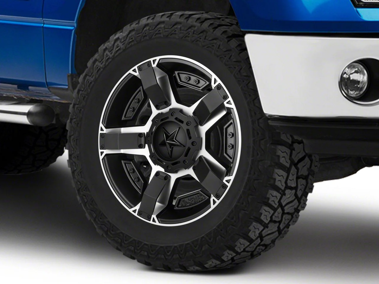 XD Rockstar II Black Machined 6-Lug Wheel; 20x9; 30mm Offset (09-14 F-150)