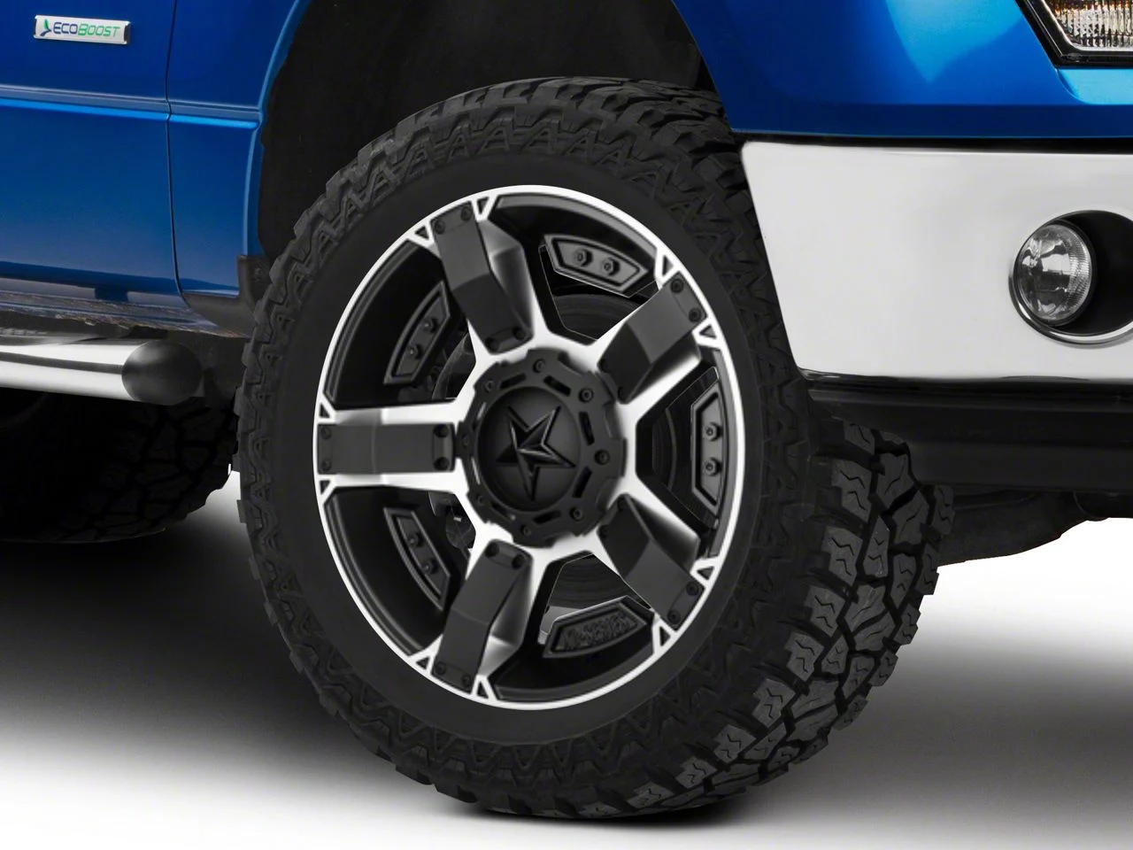 XD Rockstar II Black Machined 6-Lug Wheel; 22x9.5; 35mm Offset (09-14 F-150)