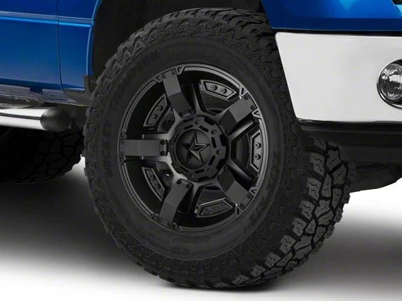 XD Rockstar II Satin Black 6-Lug Wheel; 20x9; 0mm Offset (09-14 F-150)