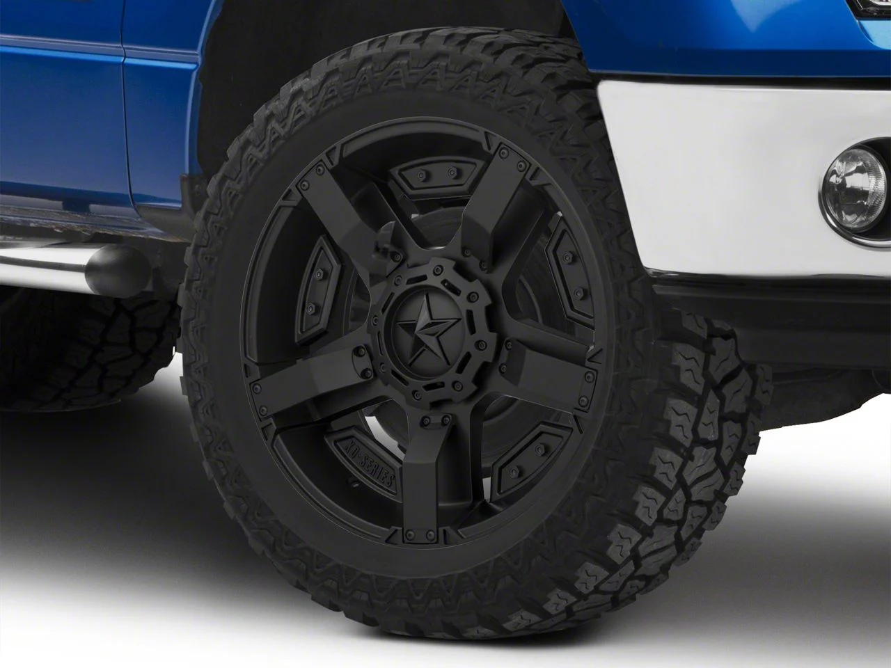 XD Rockstar II Satin Black 6-Lug Wheel; 22x9.5; 35mm Offset (09-14 F-150)