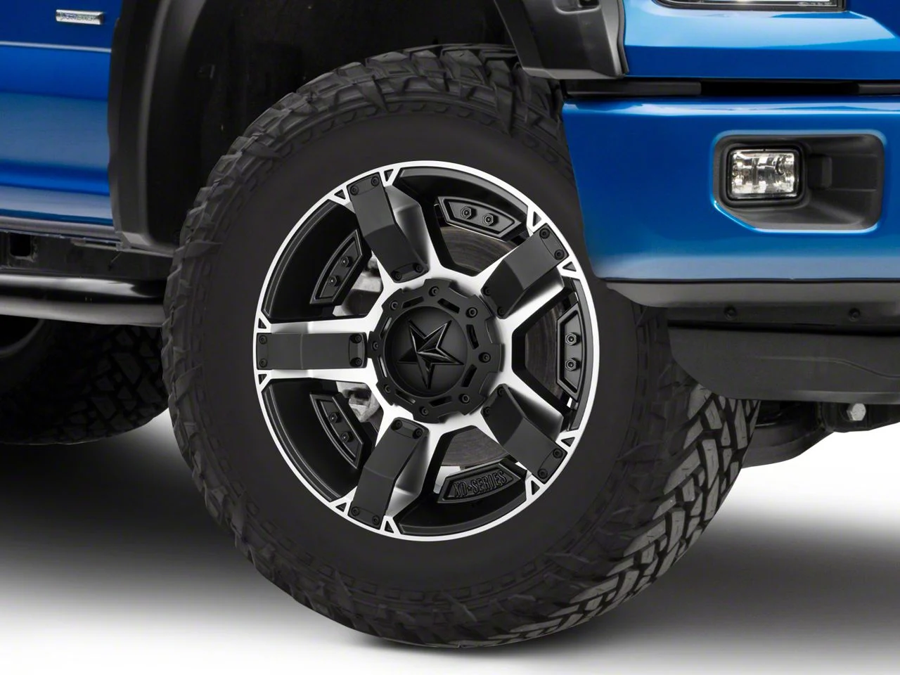XD Rockstar II Black Machined 6-Lug Wheel; 20x9; 30mm Offset (15-20 F-150)