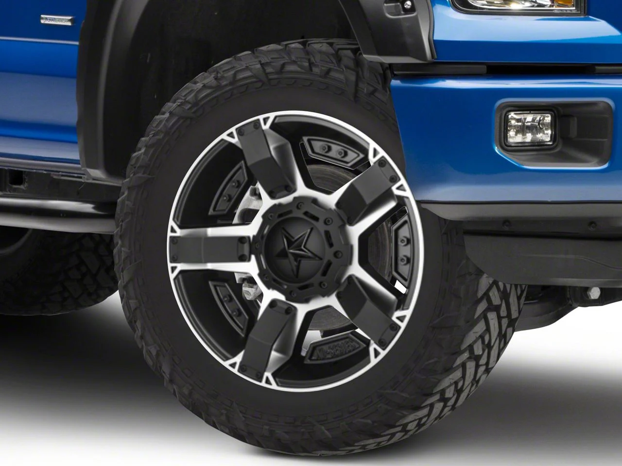 XD Rockstar II Black Machined 6-Lug Wheel; 22x9.5; 35mm Offset (15-20 F-150)