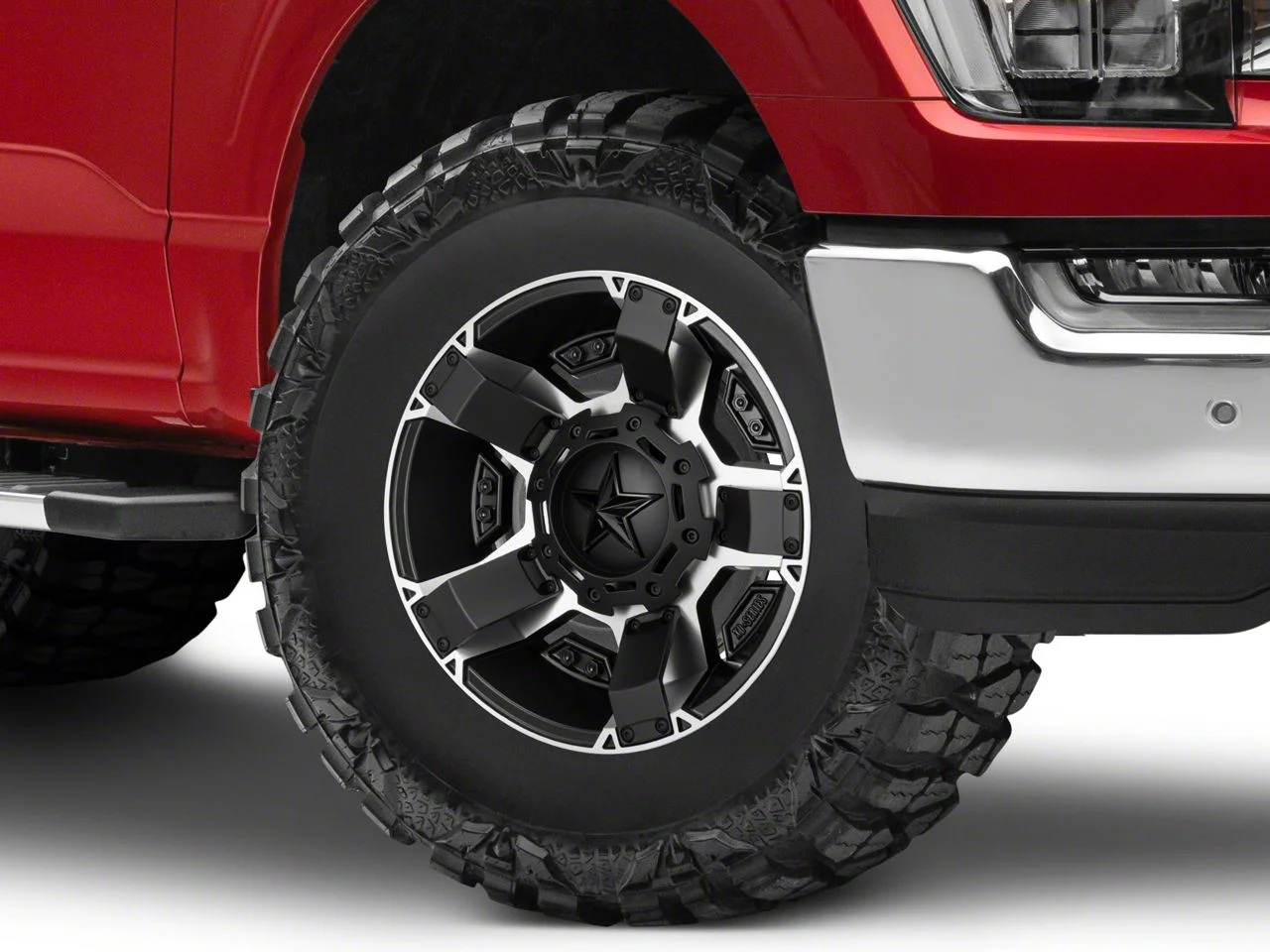 XD Rockstar II Black Machined 6-Lug Wheel; 17x9; -12mm Offset (21-26 F-150)