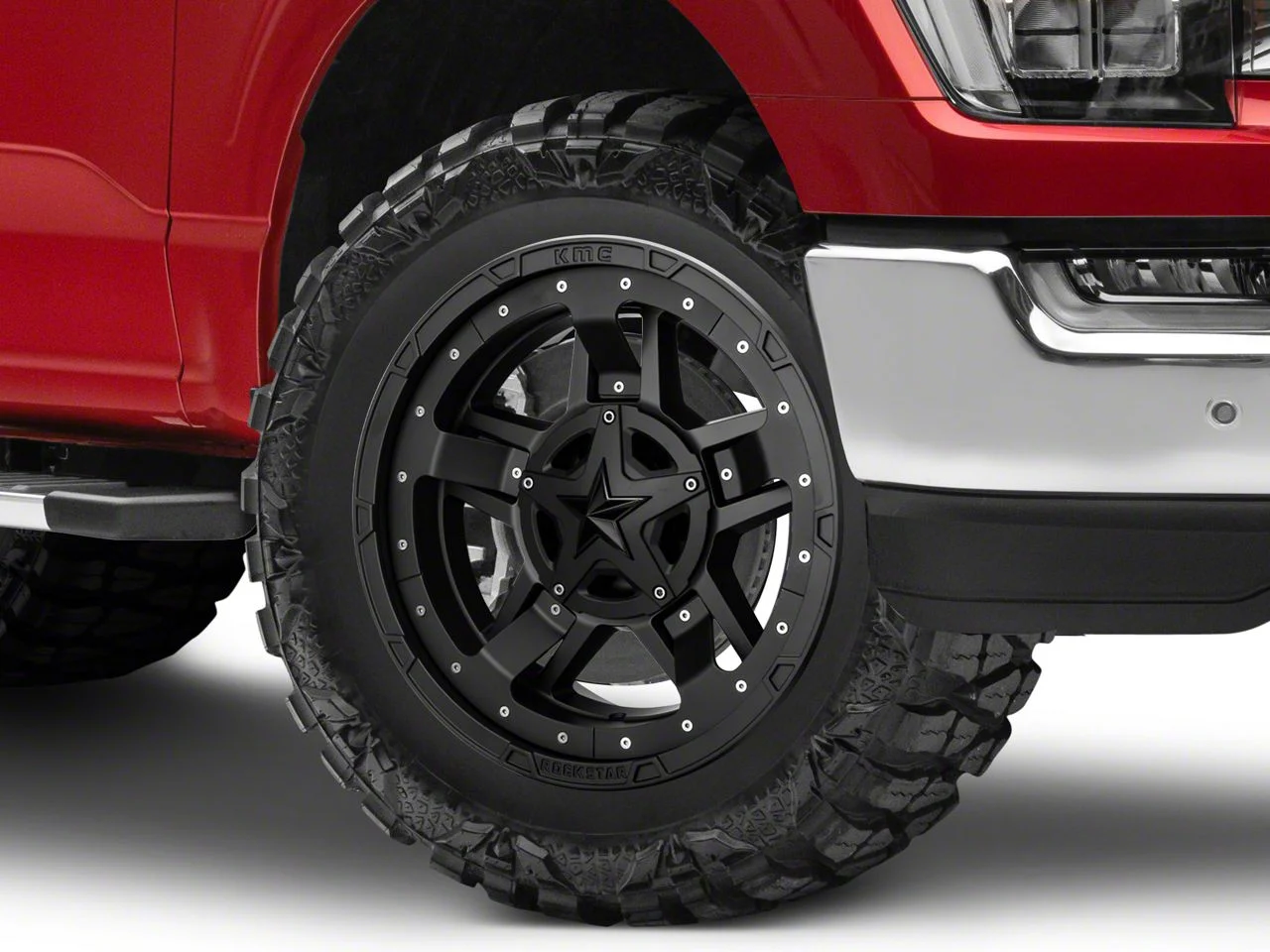 XD Rockstar III Matte Black 6-Lug Wheel; 20x9; 18mm Offset (21-26 F-150)