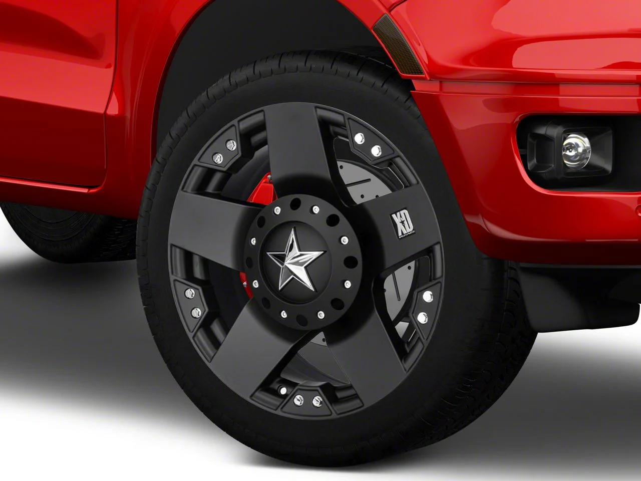 XD Rockstar Matte Black 6-Lug Wheel; 22x9.5; 12mm Offset (19-23 Ranger)
