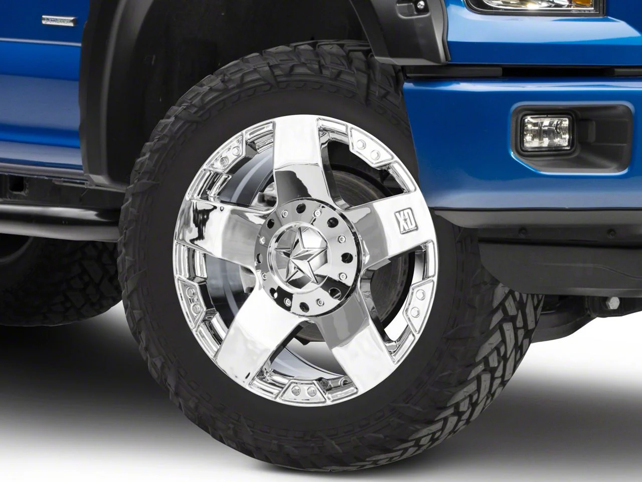 XD Rockstar Chrome 6-Lug Wheel; 22x9.5; 38mm Offset (15-20 F-150)