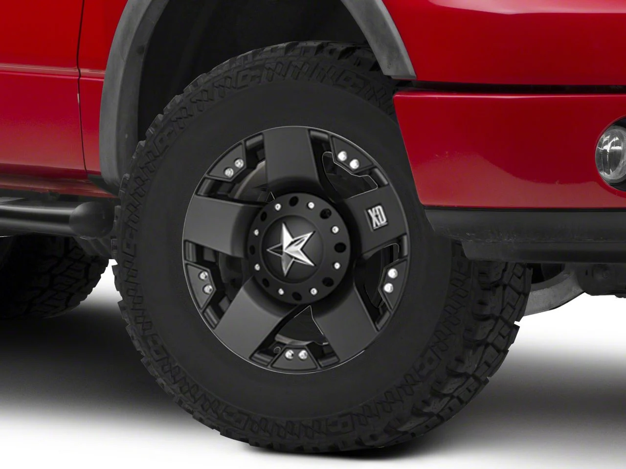 XD Rockstar Matte Black 6-Lug Wheel; 17x9; -12mm Offset (04-08 F-150)