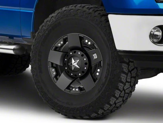 XD Rockstar Matte Black 6-Lug Wheel; 17x9; -12mm Offset (09-14 F-150)
