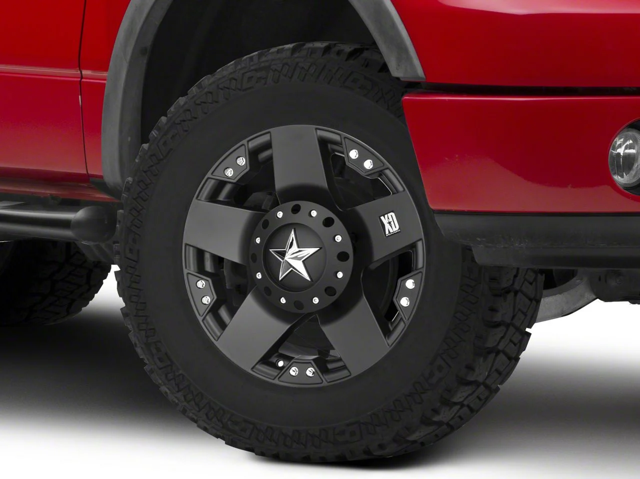 XD Rockstar Matte Black 6-Lug Wheel; 18x9; 0mm Offset (04-08 F-150)