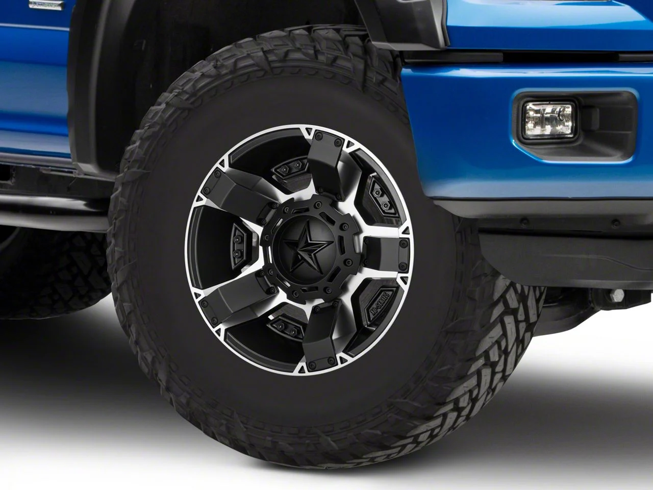 XD Rockstar II Black Machined 6-Lug Wheel; 17x9; -12mm Offset (15-20 F-150)