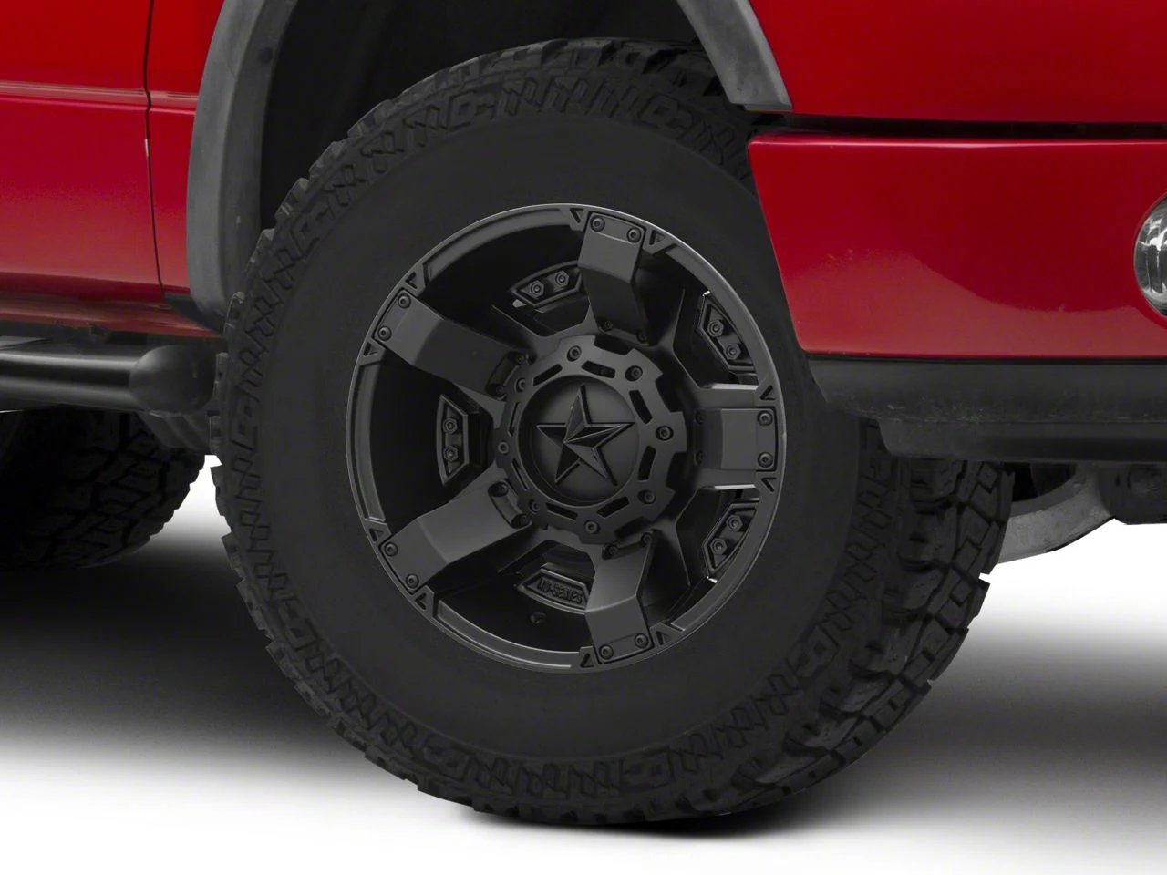 XD Rockstar II Satin Black with Accents 6-Lug Wheel; 17x9; -12mm Offset (04-08 F-150)