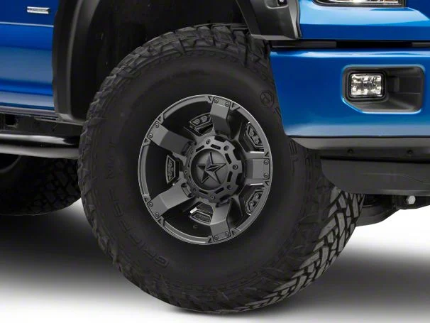 XD Rockstar II Satin Black with Accents 6-Lug Wheel; 17x9; -12mm Offset (15-20 F-150)