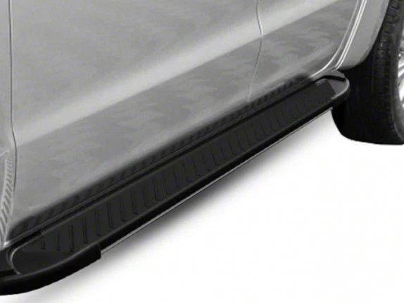Romik RAL-T Running Boards; Black (09-14 F-150 SuperCrew)