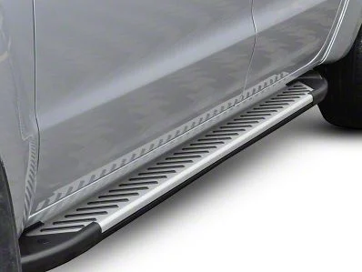 Romik RAL-T Running Boards; Silver (09-14 F-150 SuperCrew)