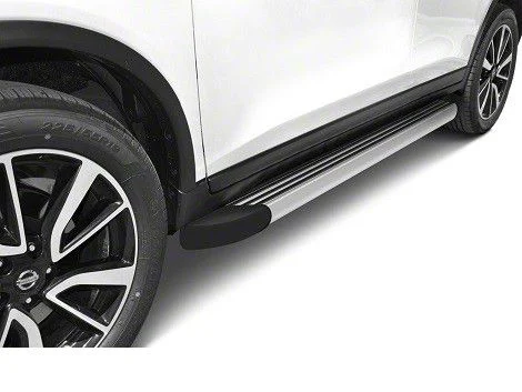 Romik RB2-T Running Boards; Stainless Steel (04-13 Silverado 1500 Crew Cab)