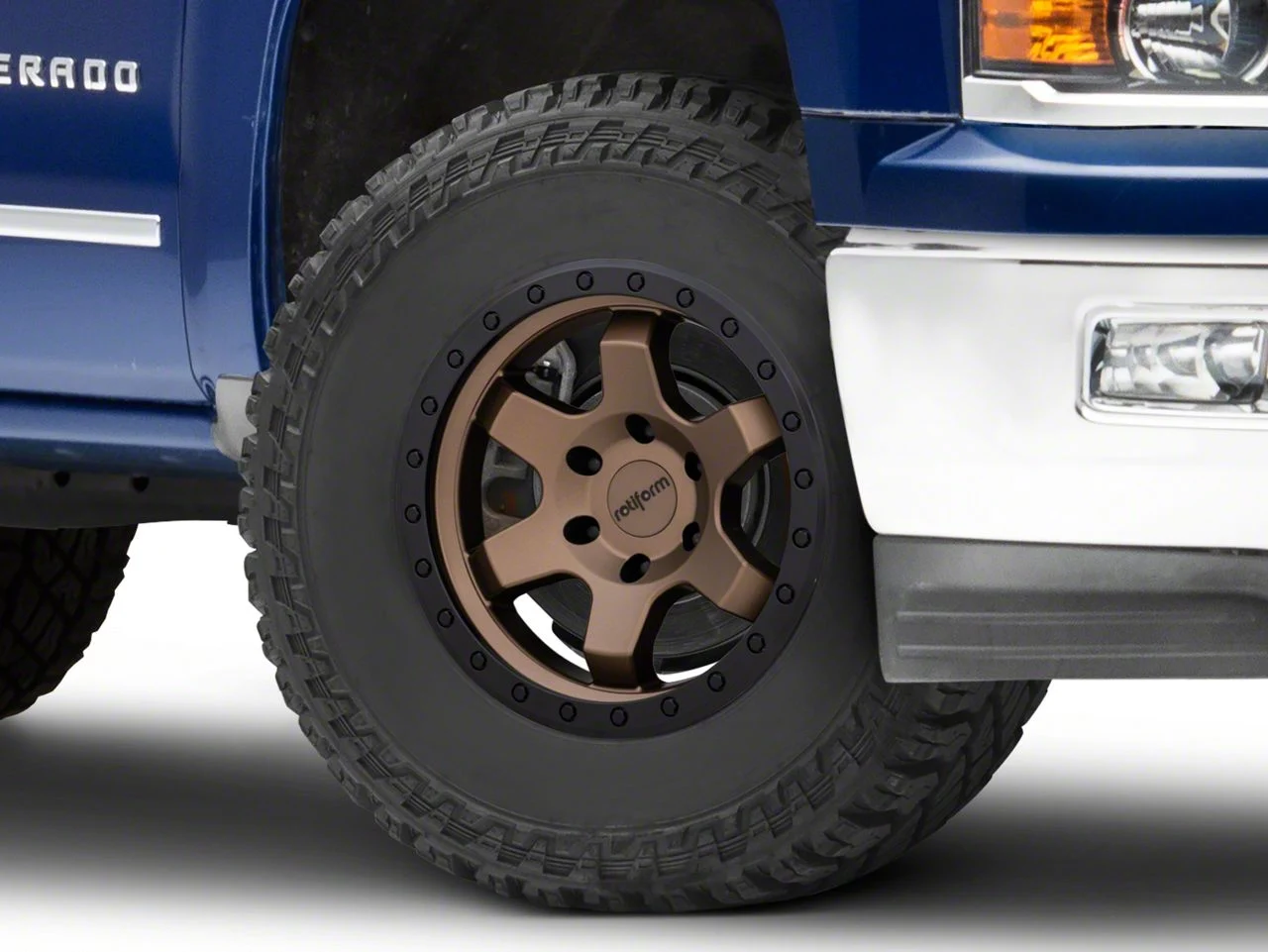 Rotiform Six Bronze 6-Lug Wheel; 17x9; 1mm Offset (14-18 Silverado 1500)