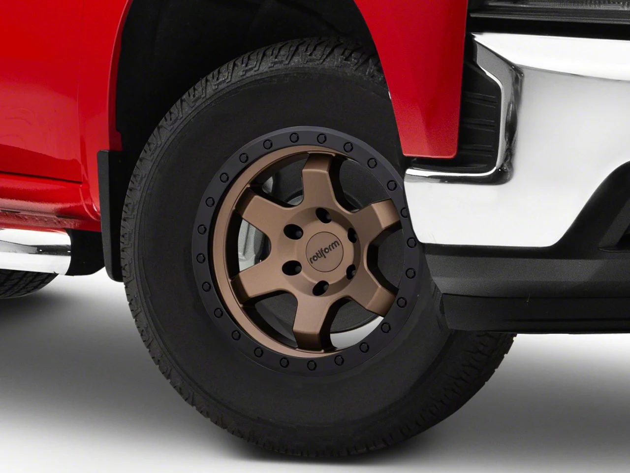 Rotiform Six Bronze 6-Lug Wheel; 17x9; 1mm Offset (19-26 Silverado 1500)