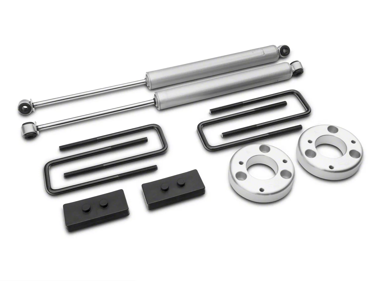 Rough Country Suspension 2-Inch Leveling Lift Kit with Premium N3 Shocks (14-20 F-150, Excluding Raptor)