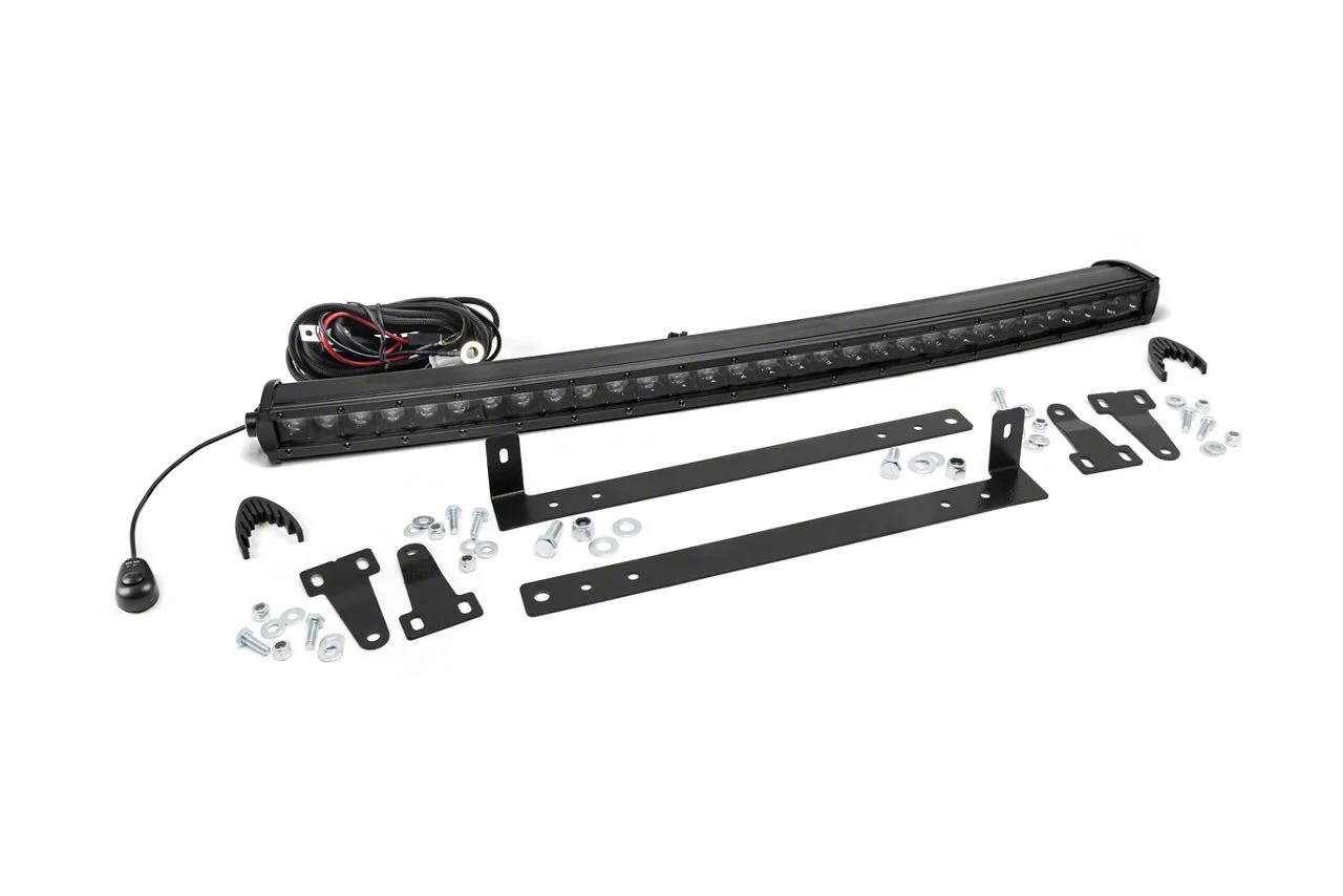 Rough Country Offroad Single 30-Inch Black Series LED Grille Kit (13-14 F-150, Excluding Raptor)