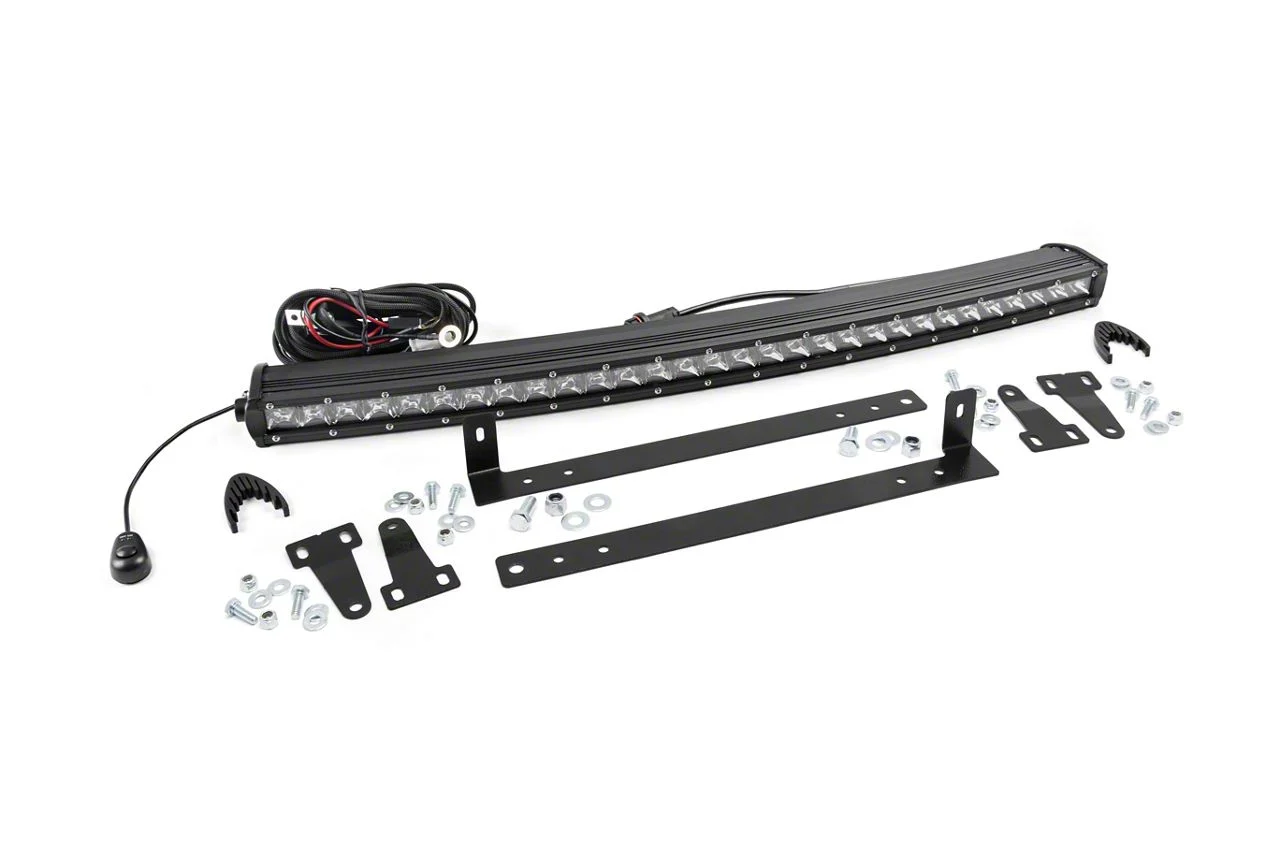 Rough Country Suspension Dual 30-Inch Chrome Series LED Grille Kit (13-14 F-150, Excluding Raptor)