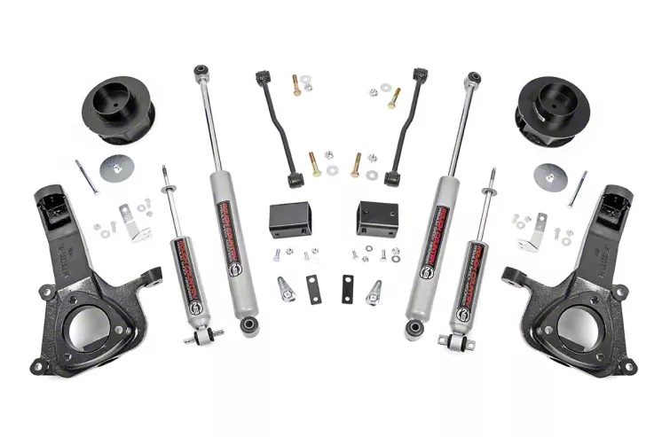 Rough Country Suspension 4-Inch Suspension Lift Kit (09-18 2WD RAM 1500)