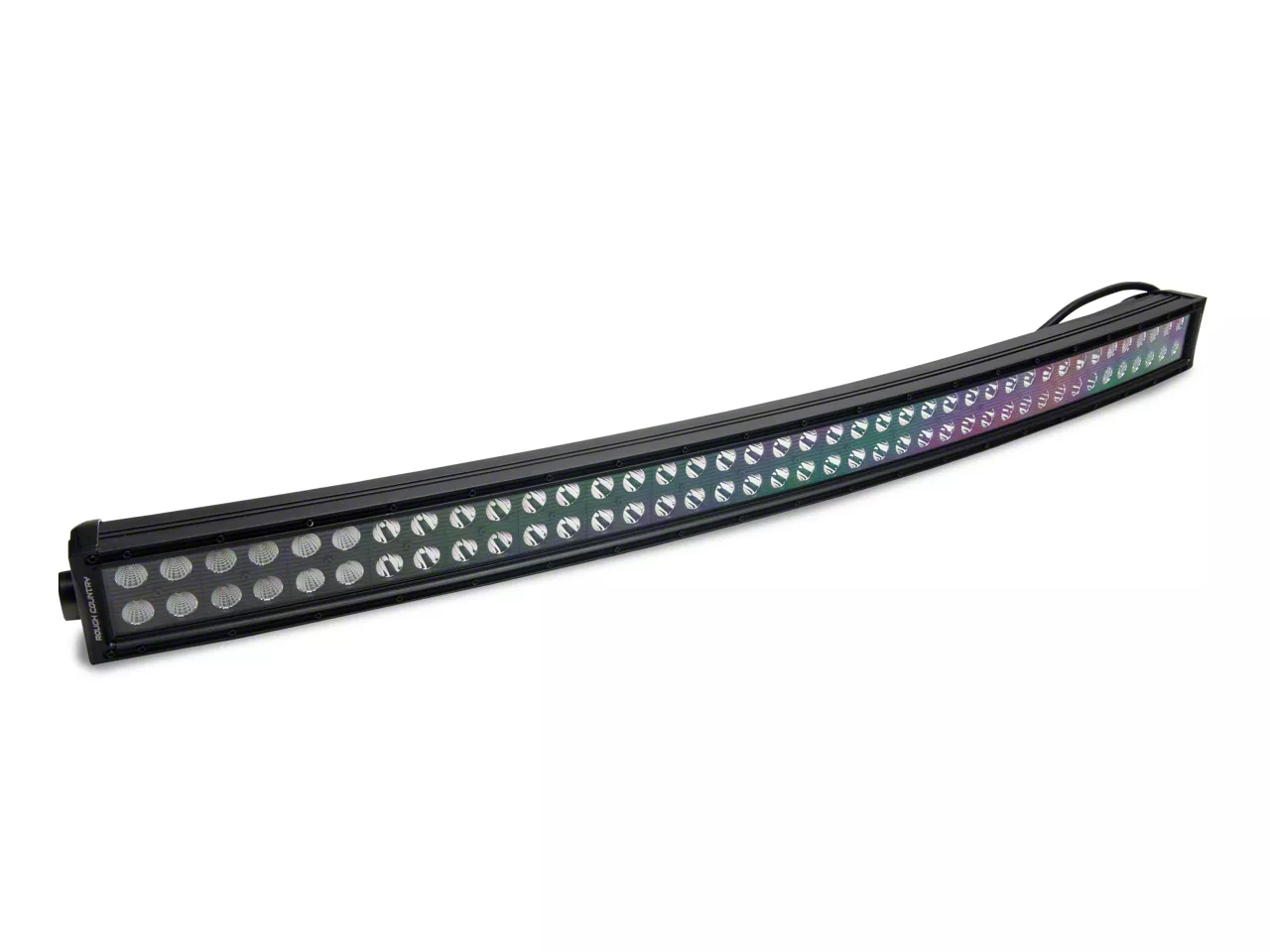 Rough Country Offroad 40-Inch Black Series Curved Dual Row LED Light Bar; Flood/Spot Combo Beam (Universal; Some Adaptation May Be Required)
