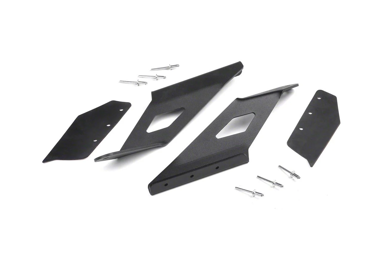 Rough Country Offroad 54-Inch Curved LED Light Bar Upper Windshield Mounting Brackets (14-18 Silverado 1500)