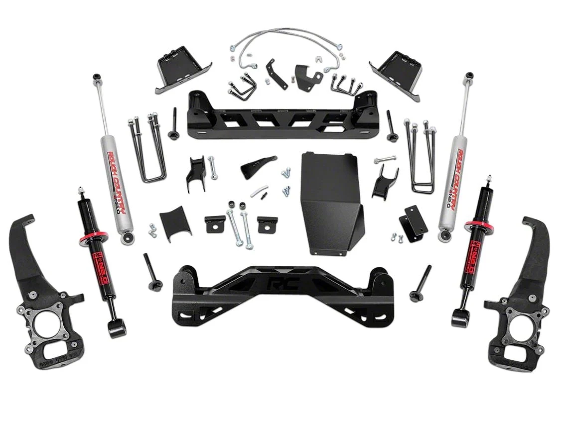Rough Country Suspension 6-Inch Suspension Lift Kit with Lifted Struts (04-08 4WD F-150)