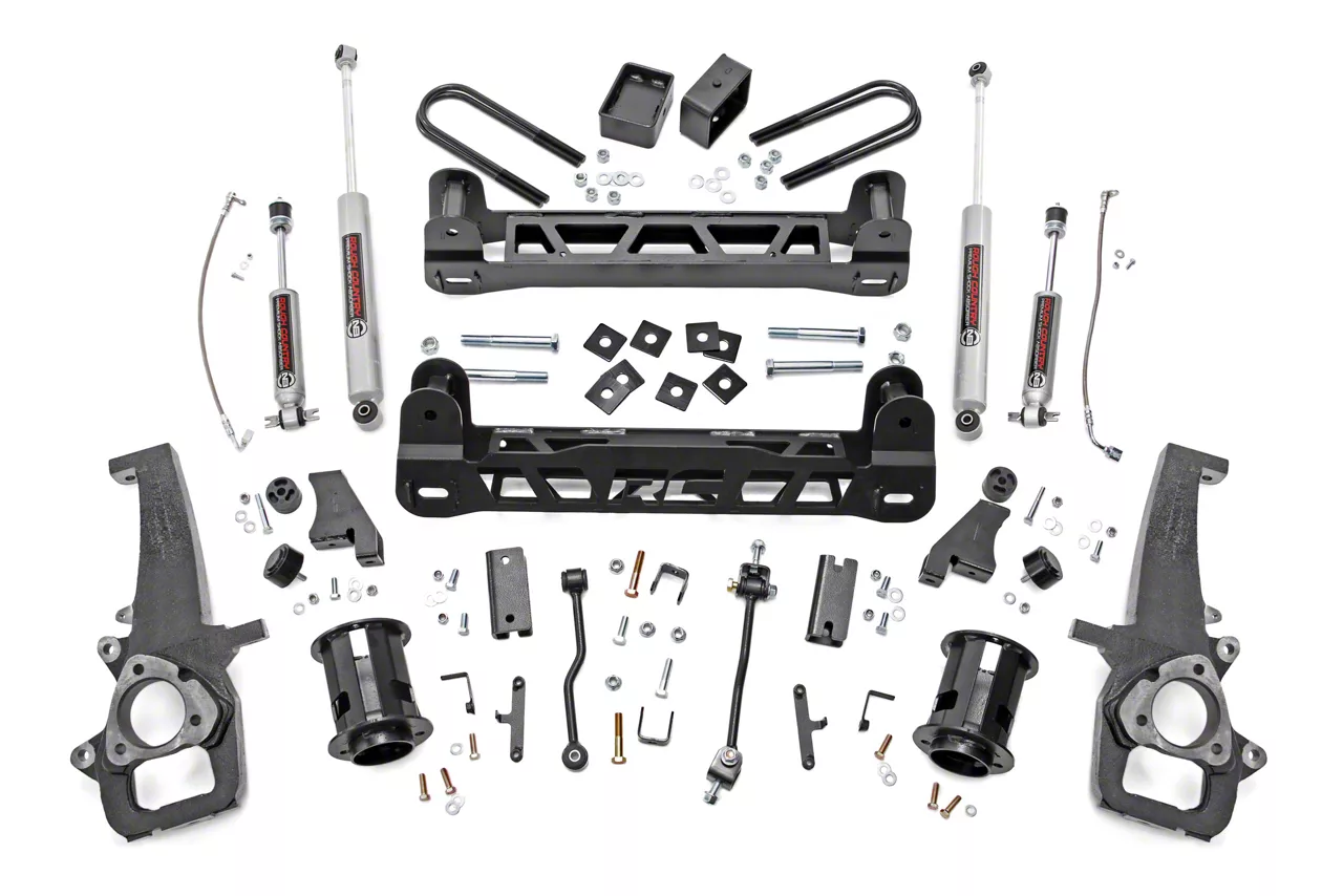 Rough Country Suspension 6-Inch Suspension Lift Kit (06-08 2WD RAM 1500, Excluding Mega Cab)
