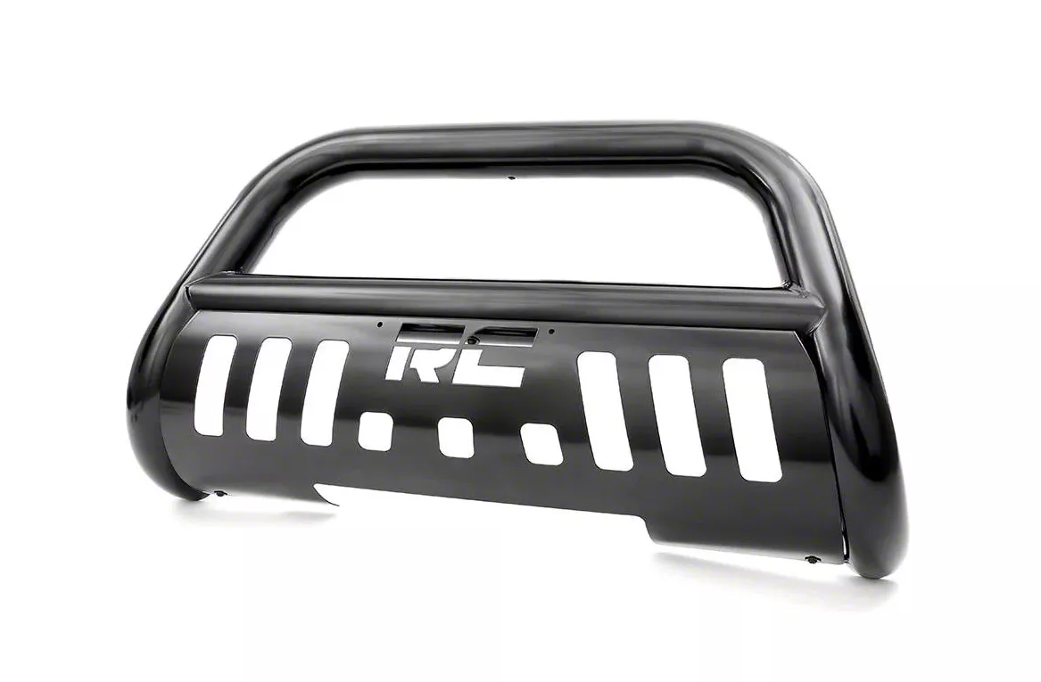 Rough Country Bull Bar; Black (07-18 Sierra 1500)
