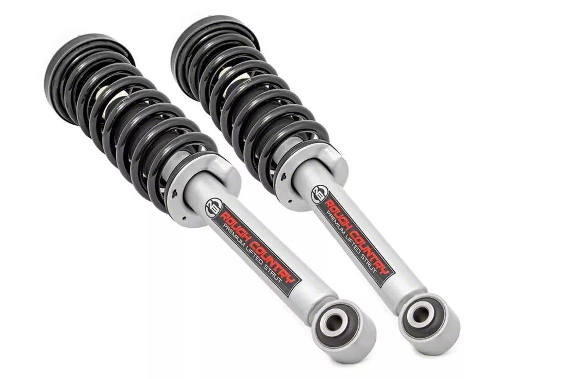 Rough Country Suspension N3 Loaded Front Struts for 6-Inch Lift (09-13 4WD F-150, Excluding Raptor)