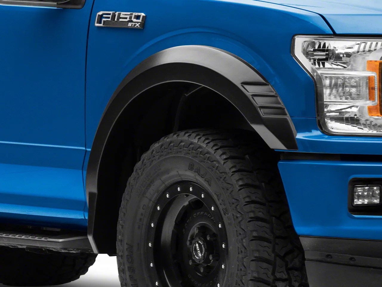 Rough Country Offroad SF1 Fender Flares; Flat Black (18-20 F-150, Excluding Raptor)
