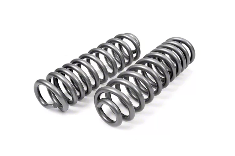 Rough Country Suspension 1.50-Inch Front Leveling Coil Springs (11-26 4WD 6.7L Powerstroke F-350 Super Duty)