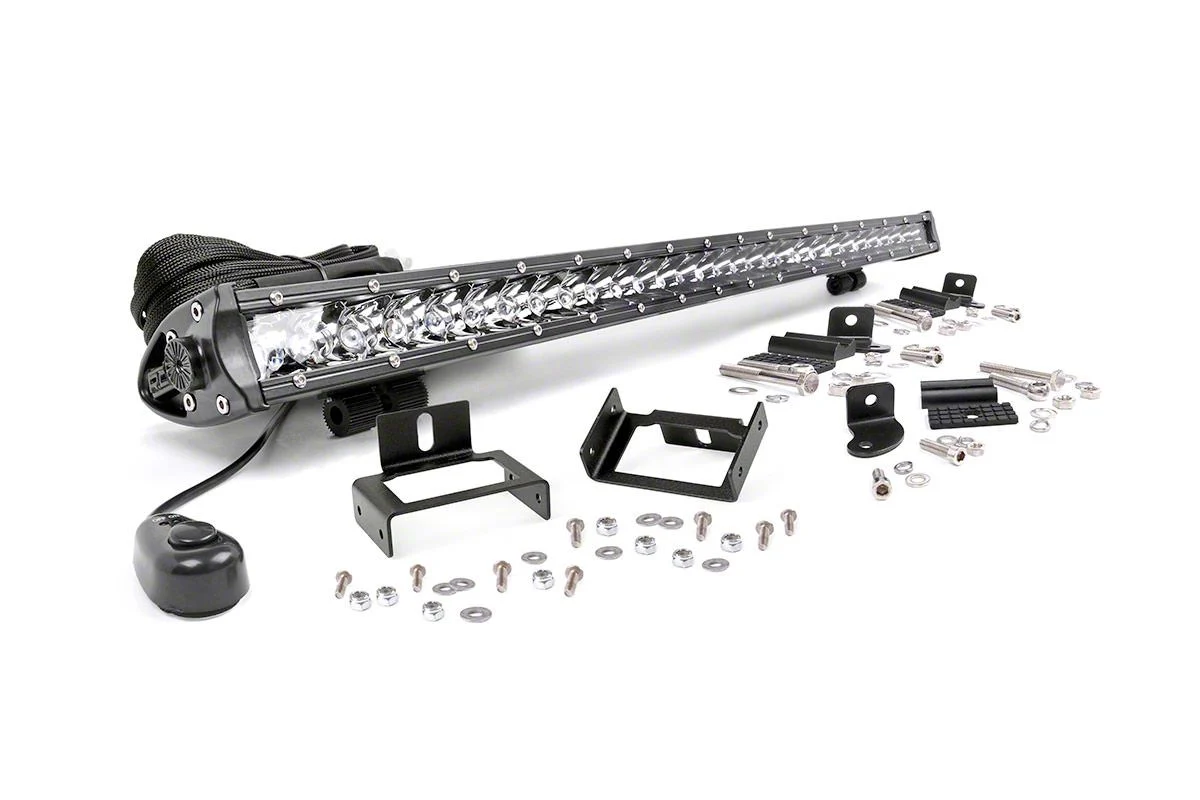 Rough Country Single 30-Inch Chrome Series LED Grille Kit (11-16 F-350 Super Duty, Excluding XL)