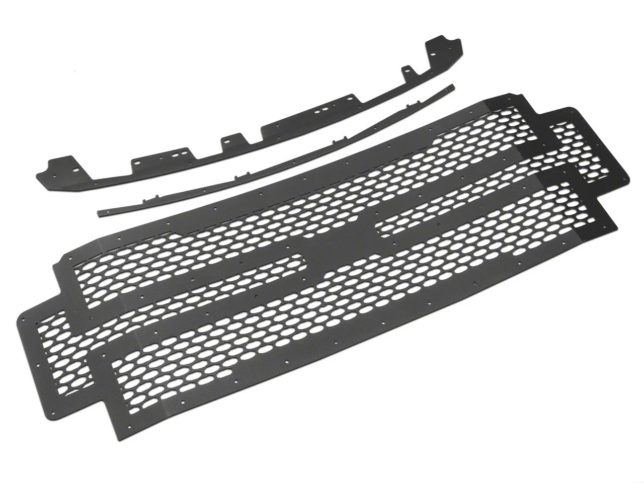 Rough Country Offroad Mesh Upper Replacement Grille; Black (17-19 F-350 Super Duty)