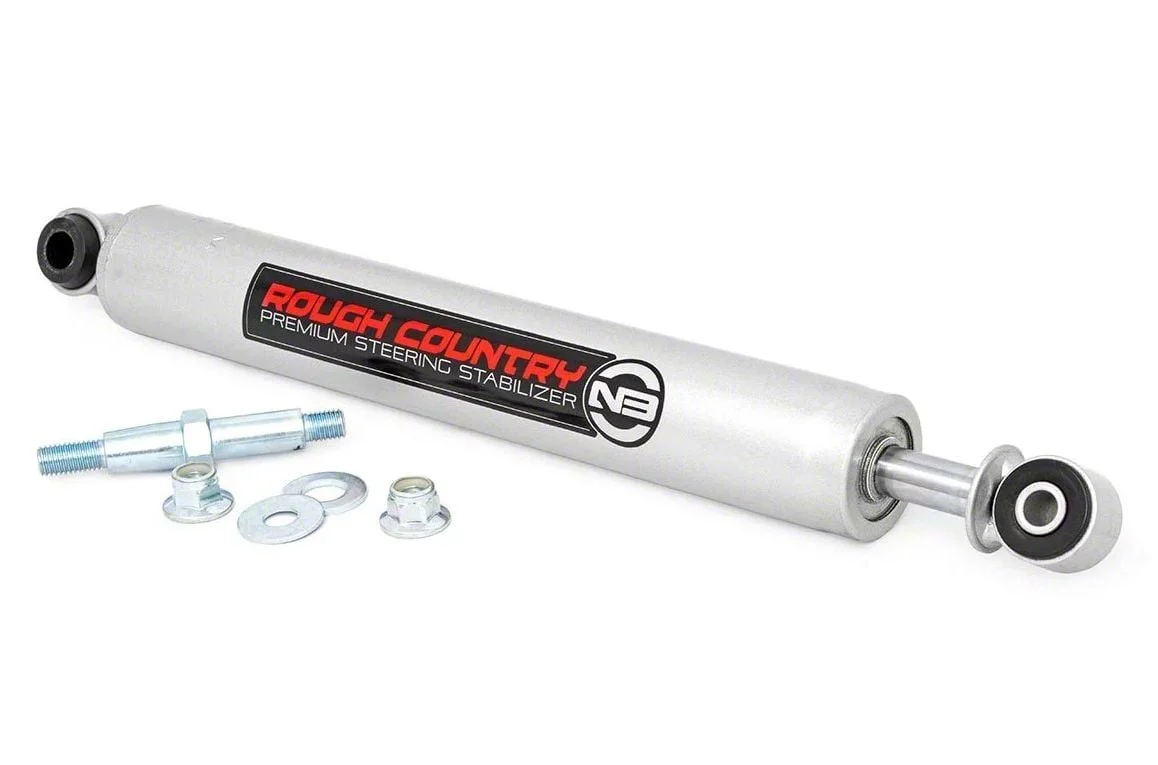 Rough Country Suspension N3 Steering Stabilizer for 0 to 8-Inch Lift (11-16 4WD F-350 Super Duty)