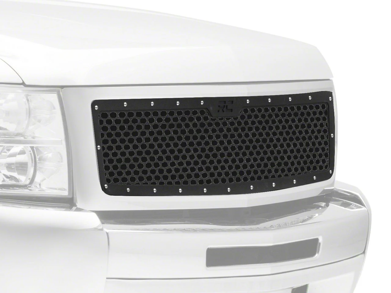 Rough Country Offroad Mesh Upper Grille Insert; Black (07-13 Silverado 1500)
