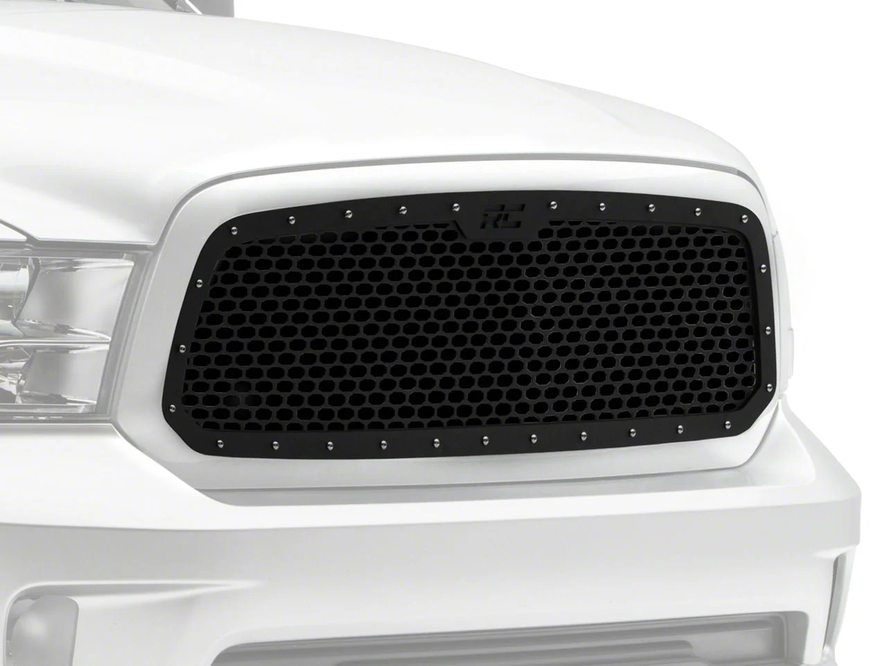 Rough Country Offroad Mesh Upper Grille Insert; Black (13-18 RAM 1500, Excluding Limited & Rebel)