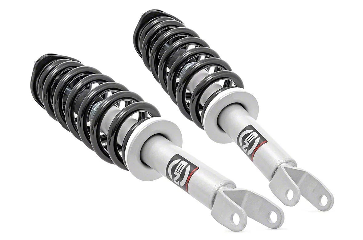 Rough Country Suspension N3 Loaded Leveling Front Struts for 2-Inch Lift (19-26 RAM 1500, Excluding RHO & TRX)